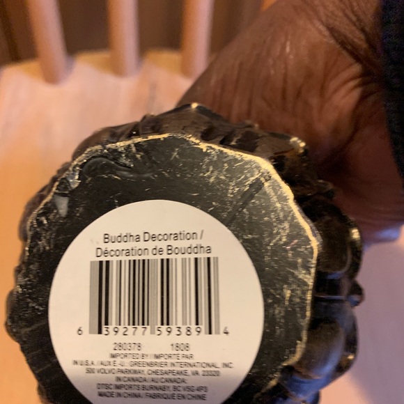 Buddha/Nirvana Trinket. Antique gold. 5.5 in. - Picture 4 of 4